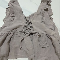 GRL シャーリングフリルスリーブトップスの画像