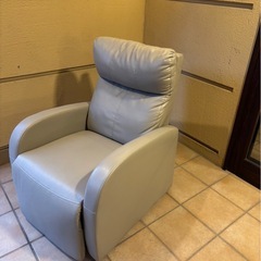 1人掛けソファ　手動リクライニング付きの画像