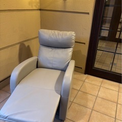 1人掛けソファ　手動リクライニング付きの画像