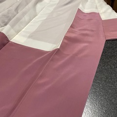 色無地 紫色と袋帯セットの画像