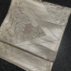 色無地 紫色と袋帯セットの画像