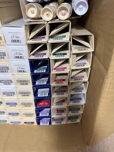 ヘアカラー剤 ホーユー プロマスター 各種 115本＋使いかけまとめ売り