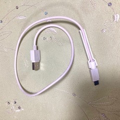 ホワイト系USB-A to Micro USBケーブル２本&USB-A to ライトニングケーブル１本:色々３本:未使用ありの画像