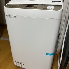 SHARP洗濯乾燥機 2021年製の画像