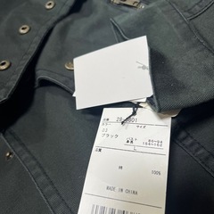 ①上着　新品タグ付き　L 暗めの色の画像