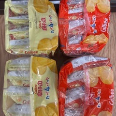 【4袋セット】ポテトチップス　食べ4パック　1袋24g✖️4袋　コンソメ、うすしおの画像