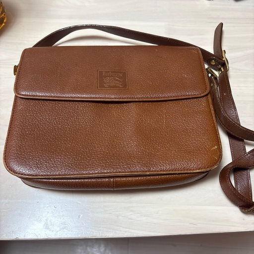 Burberry ブラウンショルダーバッグ　ビンテージ