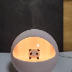 USB式加湿器 カプセル型・パンダ ライトアップ照明付の画像