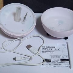 USB式加湿器 カプセル型・パンダ ライトアップ照明付の画像