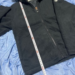 ①上着　黒色　L あったかい　ブラック　古着　あたたかいの画像