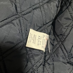 ②上着　黒色　L あったかい　ブラック　古着　あたたかいの画像