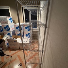 スチールラック　2台　の画像