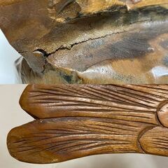 玄関　飾り物　鷹　縁起物？の画像