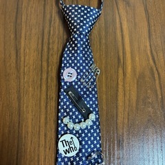 【1てんもの1点もの】安全ピン&ファスナー付きネクタイの画像