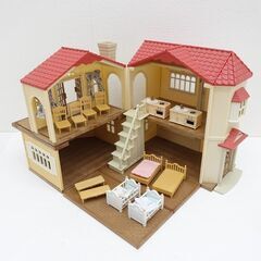 0220540111■ エポック社 シルバニア 赤い屋根の大きなお家 セットの画像