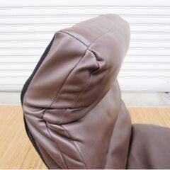 ①　ごろ寝　座椅子　ブラウン　お昼寝マット クッション　チェア　1人掛け 　頭部・背もたれ・脚部リクライニング　イス　530ZSの画像