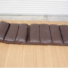 ①　ごろ寝　座椅子　ブラウン　お昼寝マット クッション　チェア　1人掛け 　頭部・背もたれ・脚部リクライニング　イス　530ZSの画像