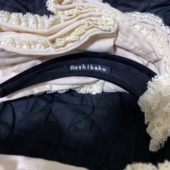 星箱 お人形風シャンティクリームリボンカチューシャ クリームの画像