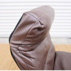 ②　大型　ごろ寝　座椅子　ブラウン　お昼寝マット クッション　チェア　1人掛け 　頭部・背もたれ・脚部リクライニング　イス　531ZSの画像