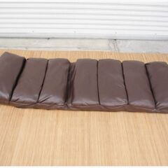 ②　大型　ごろ寝　座椅子　ブラウン　お昼寝マット クッション　チェア　1人掛け 　頭部・背もたれ・脚部リクライニング　イス　531ZSの画像