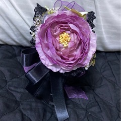 アンジェエディモン カチューシャ紫×黒の画像