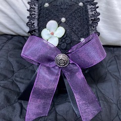 アンジェエディモン カチューシャ紫×黒の画像