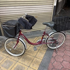 ママチャリ　オートライト　24インチの画像