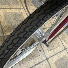 ママチャリ　オートライト　24インチの画像