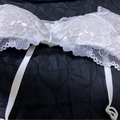 GU ナチュラルサポートブラ 新品　ノンワイヤー レース Sの画像