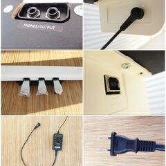 カシオ 電子ピアノ Privia PX-770 動作良好　2020年製　ホワイトウッド調　スリム&スタイリッシュ　CASIO　576ZSの画像