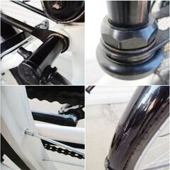 ②　サイクルベースあさひ　自転車　シティサイクル アフィッシュ　ホワイト　27インチ　ママチャリ　軽快車　affiche　直接引取歓迎 578ZSの画像