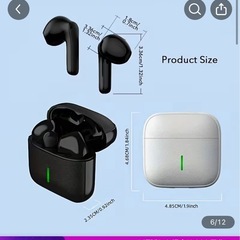 ワイヤレスイヤホン（新古品）の画像