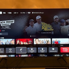 ほぼ新品 TCL 55インチ 4K 量子ドットテレビ（55T8C）2025年モデル の画像