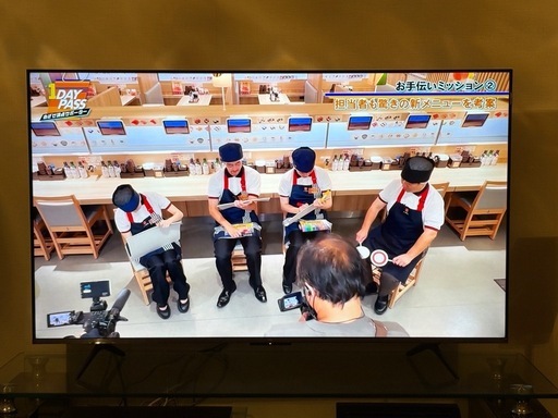 ほぼ新品 TCL 55インチ 4K 量子ドットテレビ（55T8C）2025年モデル