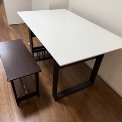 【12/10までに引取限定】ダイニングテーブルと椅子のセットお譲りします！の画像