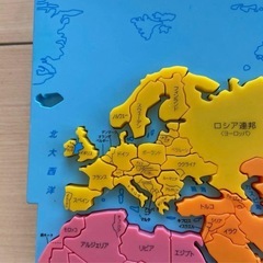 世界地図パズル 公文 アイスランドだけなし 知育 お受験の画像