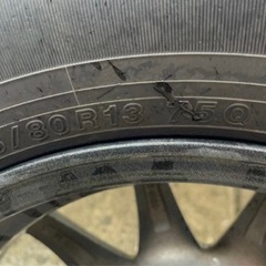 スタッドレスタイヤ 13インチ WINTER ホイールセット　145/80/13の画像