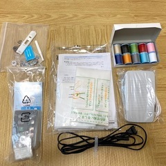 brother コンピューターミシン　新型PS205X ホワイト ほぼ新品　6色糸付きの画像