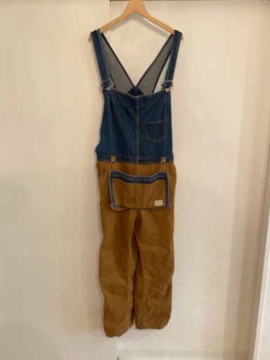 ELNEST オーバーオール デニム　ダック地　メンズXL