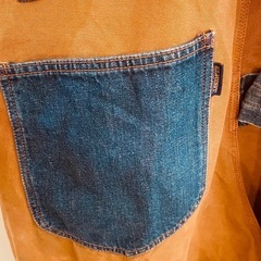 ELNEST オーバーオール デニム　ダック地　メンズXLの画像