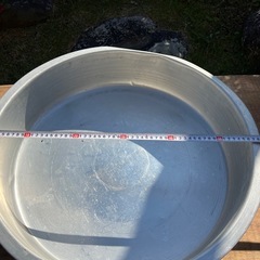 特大 アルミの　たらいの画像