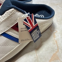 Admiral スリッポンスニーカー ホワイト/レッド/ブルー 新品 26cm位の画像