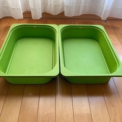 IKEAトロファスト　　　緑2個セットの画像