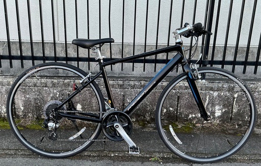 ＜整備済・美品車＞あさひ プレシジョンスポーツ・クロスバイク・アルミ サイズ470・3×8段変速　スポークプロテクター/後輪タイヤ/変速ワイヤー前後も新品に交換済で超お得品！