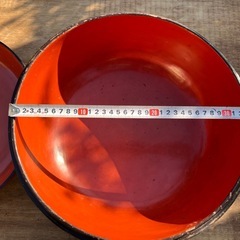 特大 おひつ 漆？の画像