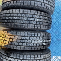 ダンロップスタッドレスタイヤホイール4本セット165-R13 6PR-LT新古品　の画像