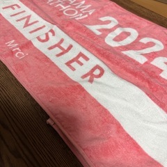 【美品】岡山マラソン２０２４フィニッシャータオルの画像
