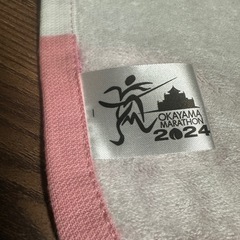 【美品】岡山マラソン２０２４フィニッシャータオルの画像
