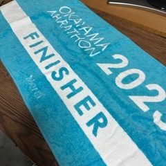 【美品！】岡山マラソン２０２３フィニッシャータオルの画像