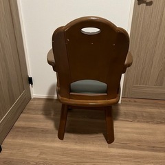 Mikimoku 回転　木製アームチェア ブラウンの画像